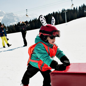 Snow parks for children