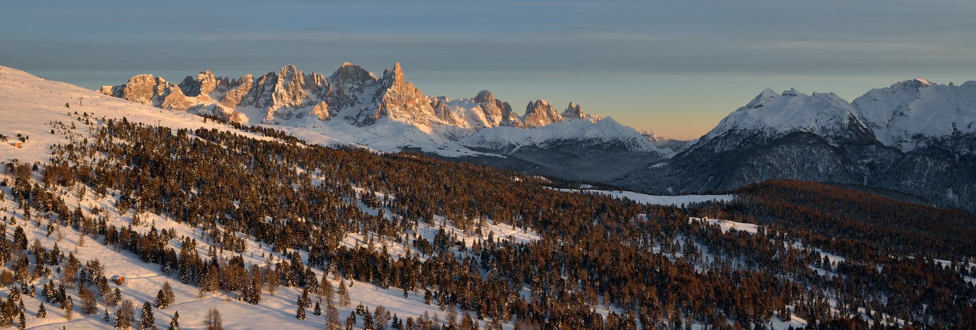 Val di Fiemme - Bellamonte - Panorama sulle Pale di San Martino