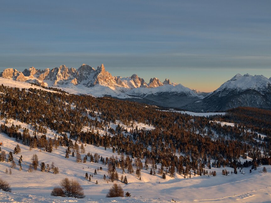 Val di Fiemme - Bellamonte - Panorama sulle Pale di San Martino