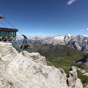 Pordoijoch Scharte - Rifugio Maria al Sass Pordoi