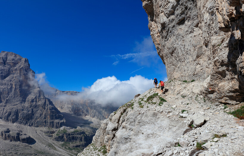 Madonna di Campiglio, Dolomiti di Brenta, rifugio Alimonta
