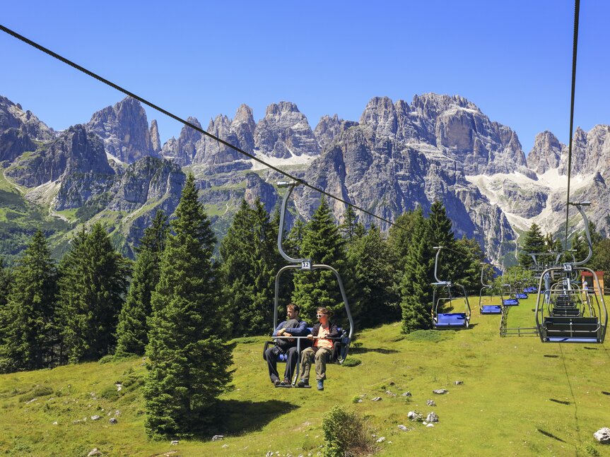 Плоскогорье Паганелла, Доломити-ди-Брента, озеро Мольвено и равнина Роталиана