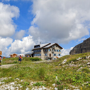 The lodges of the Brenta Dolomites