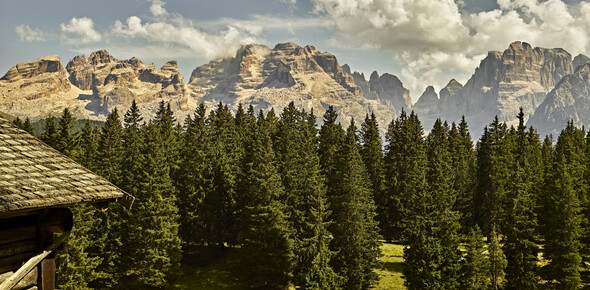 Val Rendena - Panoramic view of the Brenta Dolomites
