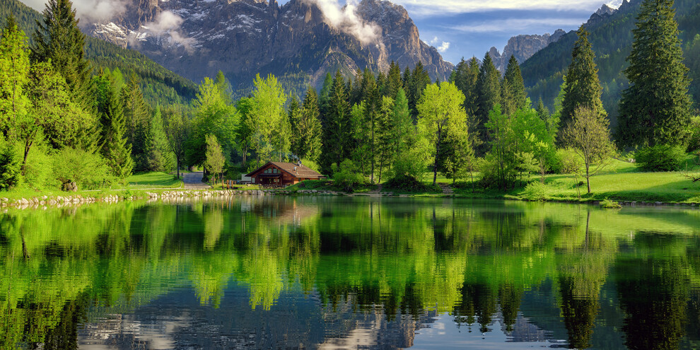 San Martino di Castrozza, der Weg der Muse Fedaie