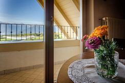 spettacolare vista sui monti