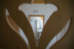 particolare scale in legno