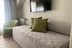 Mansarda matrimoniale - tripla divano letto