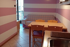Kitchen and livingroom