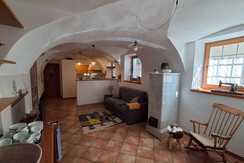 Cucina e salotto appartamento la smarzarola