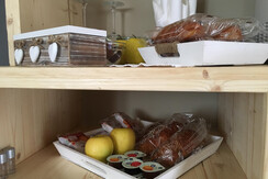 la colazione fornita in camera (esempio)