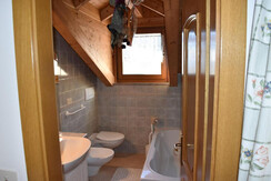 Bathroom with bathtub and window