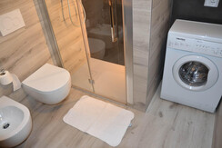 Bagno finestrato con doccia