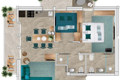 TRILOCALE NIDO TOP PIANTINA