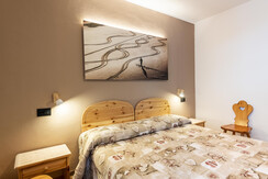 Bedroom in 2-room apartment for 2/4 persons