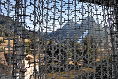 View from window, mountains Cima 11 and Cima 12