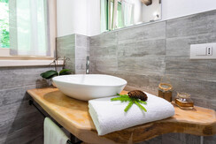 appartamento Casa Molini vista bosco - bagno