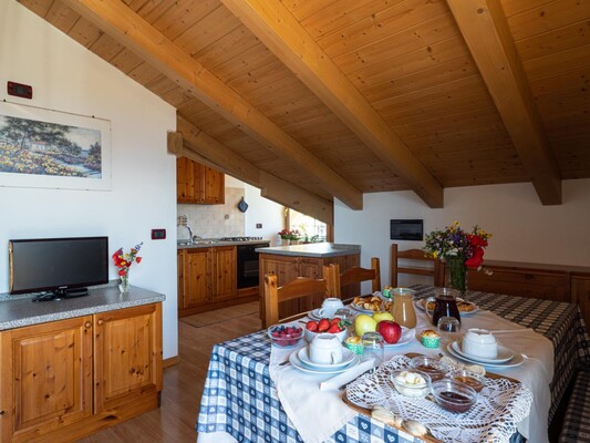 A richiesta colazione in appartamento