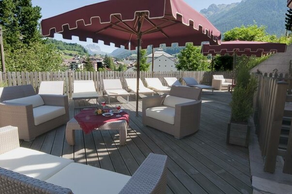 Hotel Al Parco - Moena - Terrasse