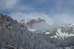 Panorama Sassolungo stanze nord/est