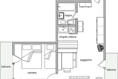 Appartamento 1 piantina