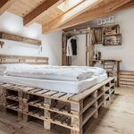 Foto Dvojlůžkový pokoj, sprcha, WC, směrem do zahrady