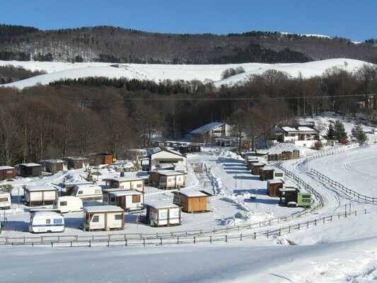 Campeggio in inverno