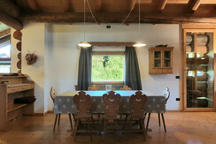 zona pranzo Chalet 'Baita Tabià' Dolomites
