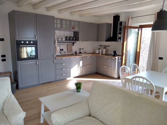 cucina-soggiorno | © Cottage Lavanda e Rosmarino