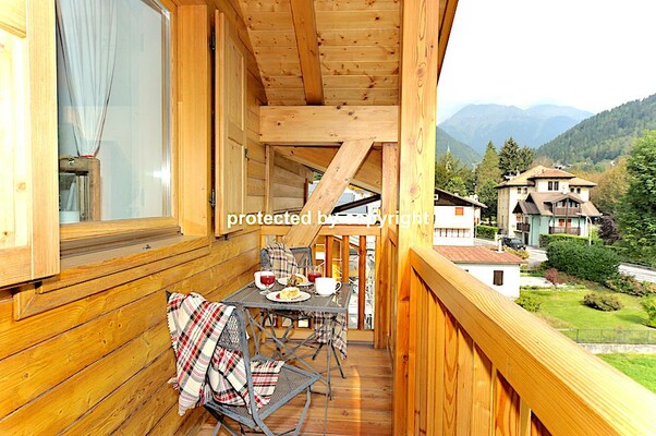 Dolomiti Chalet 8 balcone