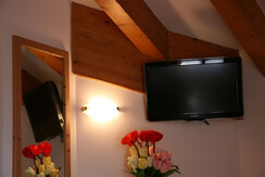 Dettaglio stanza mansardata