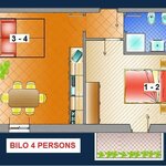  foto van One-bedroom apartment with breakfast 