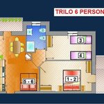  foto van 2-bedroom apartment with breakfast 