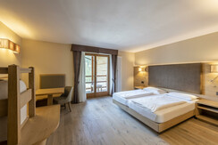 camera Sas da le 11 con balcone e vista Dolomiti