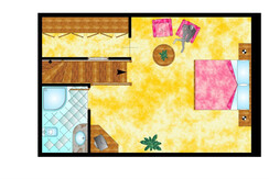 Pianta soppalco Family Suite Rododendro