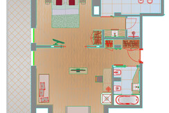 Panorama vacanza attiva nella natura