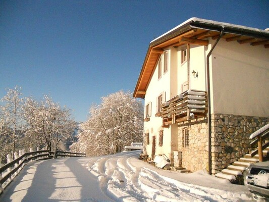 Mas dei Girardei in inverno