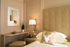 Luxury dettaglio letto cervi