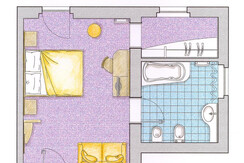 Junior Suite map