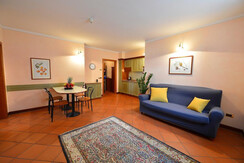 Trilocale vista cucina