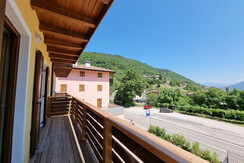 Blick aus der Wohnung