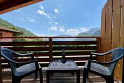 Blick vom Balkon