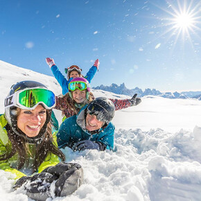 Eerste keer in de sneeuw?