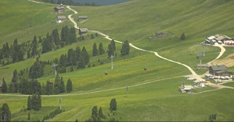 Webcam Pampeago  - Predazzo -  Obereggen - Zischg und Ganischger Berghütten
