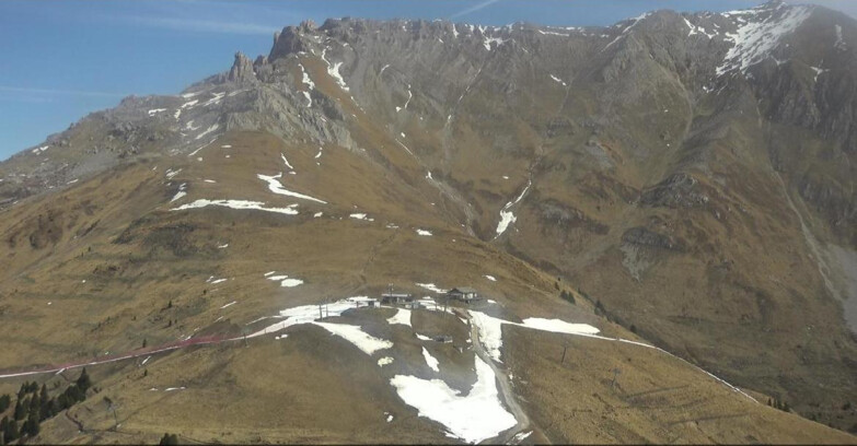 Webcam Pampeago  - Predazzo -  Obereggen - Mountain hut Passo Feudo