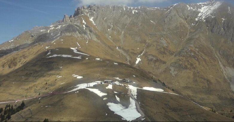 Webcam Pampeago  - Predazzo -  Obereggen - Mountain hut Passo Feudo