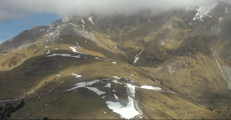 Webcam Pampeago  - Predazzo -  Obereggen - Mountain hut Passo Feudo