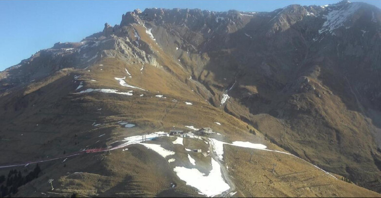 Webcam Pampeago  - Predazzo -  Obereggen - Mountain hut Passo Feudo