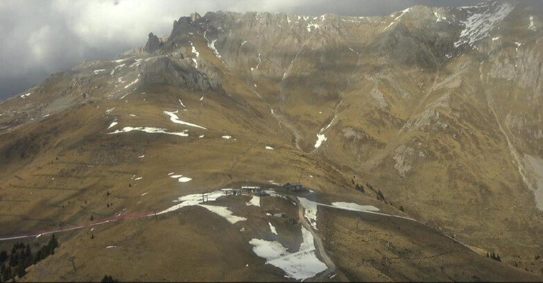 Webcam Pampeago  - Predazzo -  Obereggen - Mountain hut Passo Feudo