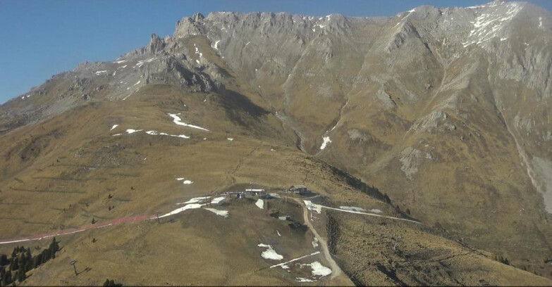 Webcam Pampeago  - Predazzo -  Obereggen - Mountain hut Passo Feudo